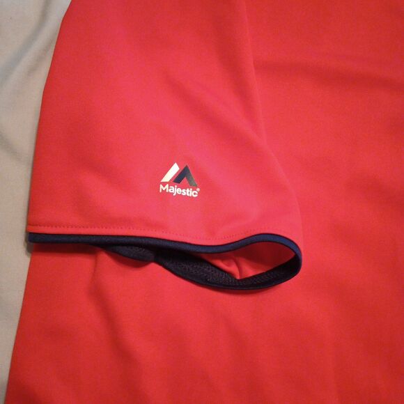 St. Louis Cardinals Women's Majestic Cool Base Polo M Baseball 100% Polyester - Picture 6 of 8